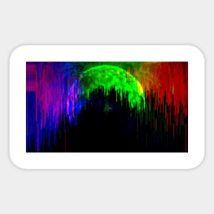 Colorful Abstrac Design Sticker